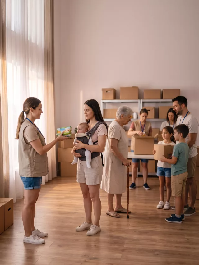 Гуманітарка у Харкові: одяг, ліки та дитяче харчування